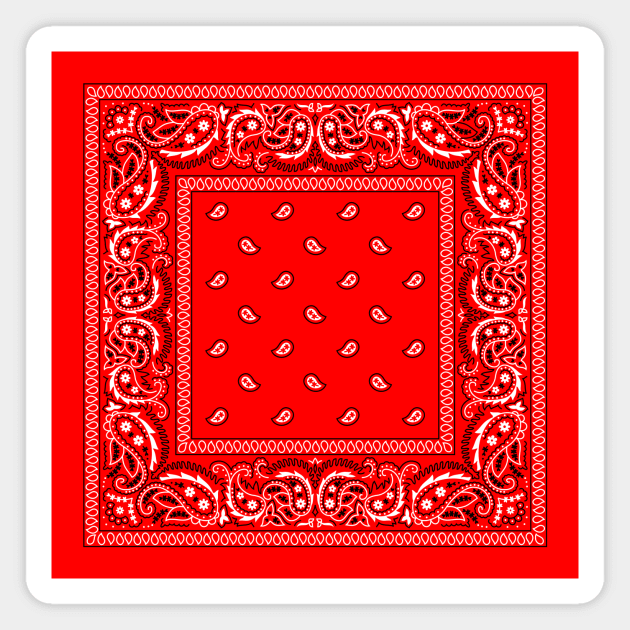 Colorful Bandana Magnet by Malchev